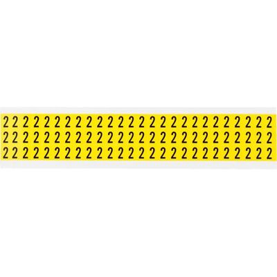 Brady - 3410-2 - 9 x 13 mm - Schwarz auf Gelb - Label Brady - 3410-2 - 9 x 13 mm - Schwarz auf Gelb - Label