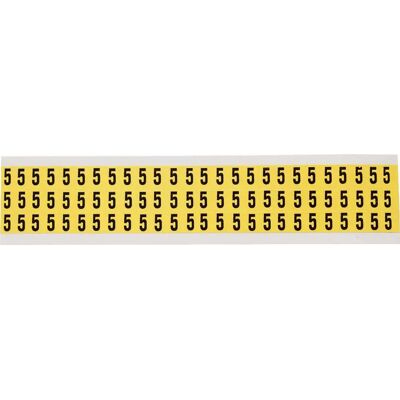 Brady 3410-5 - 9x13mm - Schwarz auf Gelb - permanent - Etikett Brady 3410-5 - 9x13mm - Schwarz auf Gelb - permanent - Etikett