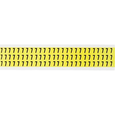Brady - 3410-7 - Noir sur Jaune - 9x13mm - Label Brady - 3410-7 - Noir sur Jaune - 9x13mm - Label