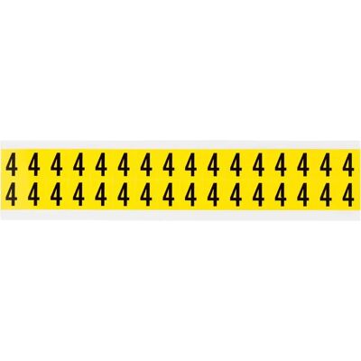 Brady - 3420-4 - 14x19mm - Schwarz auf Gelb - Label Brady - 3420-4 - 14x19mm - Schwarz auf Gelb - Label