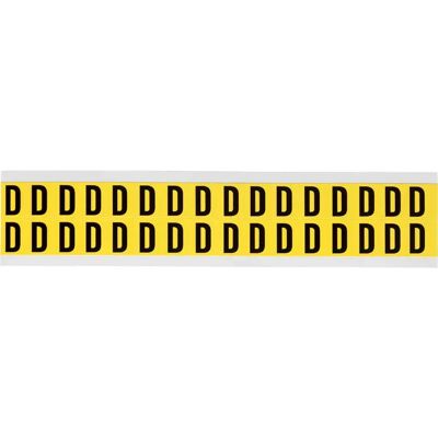 Brady - 3420-D - Noir/Jaune - 14x19mm - Étiquette - Publicité Brady - 3420-D - Noir/Jaune - 14x19mm - Étiquette - Publicité