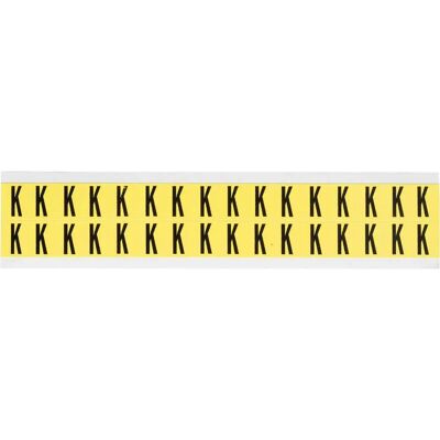 Brady - 3420-K - Noir/Jaune - 14x19mm - Étiquette - Publicité Brady - 3420-K - Noir/Jaune - 14x19mm - Étiquette - Publicité