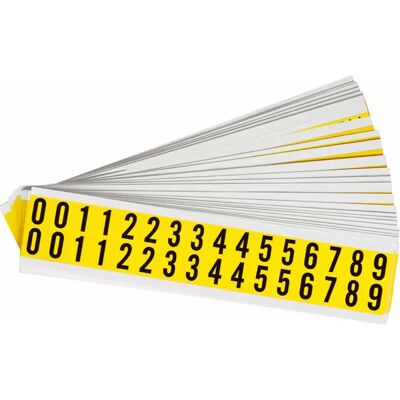 Brady 3420-#Kit Schwarz auf Gelb 14 x 19 mm 32 Stk - Etikettenkit Brady 3420-#Kit Schwarz auf Gelb 14 x 19 mm 32 Stk - Etikettenkit