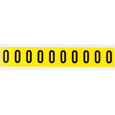 Brady - 3430-0 B-499 - Noir sur Jaune - 22x38mm - Étiquette - Publicité Brady - 3430-0 B-499 - Noir sur Jaune - 22x38mm - Étiquette - Publicité