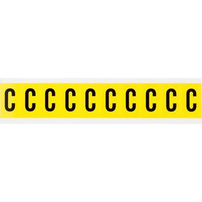Brady - 3430-C - Schwarz - Gelb - Label Brady - 3430-C - Schwarz - Gelb - Label
