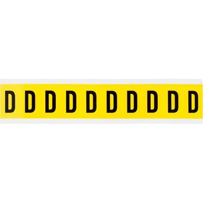 Brady - 3430-D - 22x38mm - Schwarz-auf-Gelb - Etikett Brady - 3430-D - 22x38mm - Schwarz-auf-Gelb - Etikett