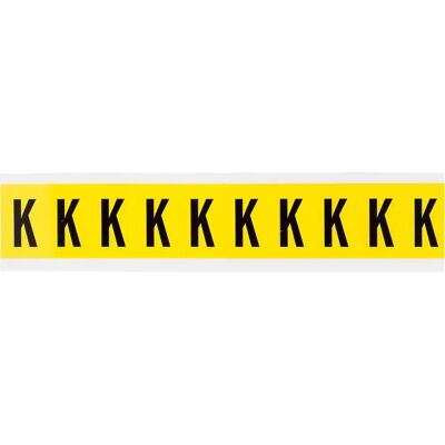 Brady - 3430-K - 22x38mm - Schwarz auf Gelb - Label Brady - 3430-K - 22x38mm - Schwarz auf Gelb - Label