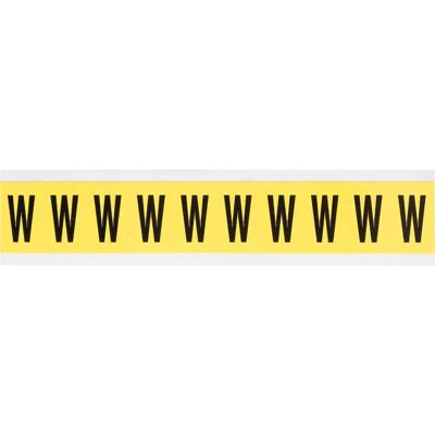 Brady - 3430-W - 22 x 38mm - Noir sur Jaune - label - Publicité Brady - 3430-W - 22 x 38mm - Noir sur Jaune - label - Publicité