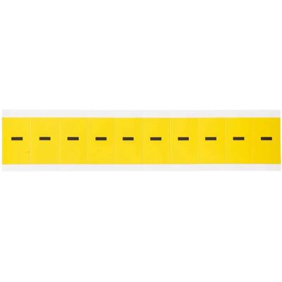 Brady 3430-DSH - Schwarz auf Gelb - 22 x 38mm - Nylon-Gewebe - Etikett Brady 3430-DSH - Schwarz auf Gelb - 22 x 38mm - Nylon-Gewebe - Etikett