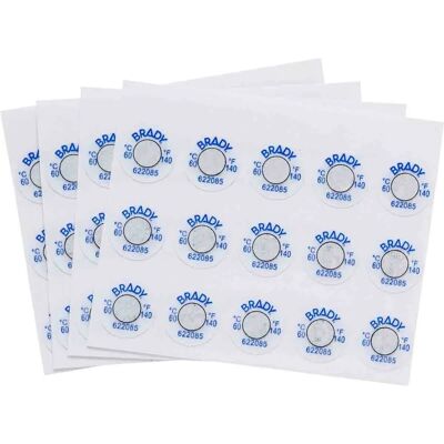 Brady - TIL-1-60C/140F-DIA - Kreis - Blau - Etikett Brady - TIL-1-60C/140F-DIA - Kreis - Blau - Etikett