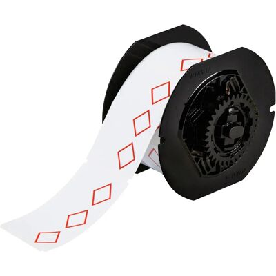 Brady - B30-260-7569-CLP3B - Rouge - Blanc - Étiquette imprimante - Publicité Brady - B30-260-7569-CLP3B - Rouge - Blanc - Étiquette imprimante - Publicité