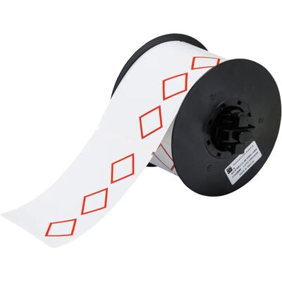 Brady - B30-261-7569-CLP3B - Blanc - Étiquette imprimante - Publicité Brady - B30-261-7569-CLP3B - Blanc - Étiquette imprimante - Publicité