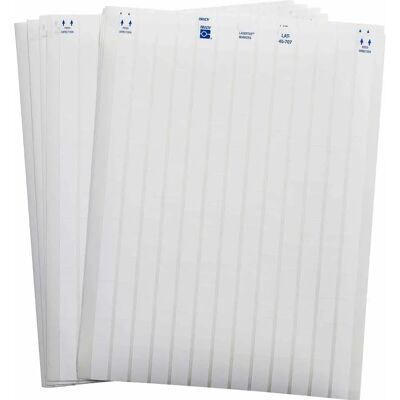 Brady - LAT-45-707-10 - Weiss - Polyester - Label Brady - LAT-45-707-10 - Weiss - Polyester - Label