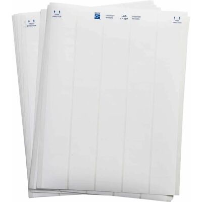 Brady LAT-47-707-10 - Weiß - 38.10 x 12.70 mm - Polyester Druckeretikett Brady LAT-47-707-10 - Weiß - 38.10 x 12.70 mm - Polyester Druckeretikett