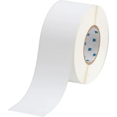 Brady - THT-21-489 - Blanc - Polyester Etiquette - Publicité Brady - THT-21-489 - Blanc - Polyester Etiquette - Publicité