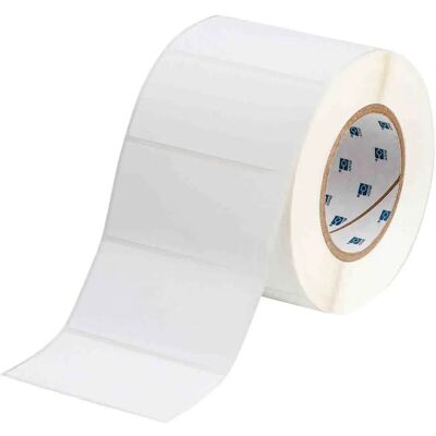 Brady - THT-55-489-1 - Blanc - Polyester - Étiquette imprimante - Publicité Brady - THT-55-489-1 - Blanc - Polyester - Étiquette imprimante - Publicité