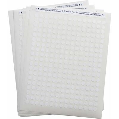 Brady - LAT-60-799-2.5 - Weiß - Nylon - Druckeretikett Brady - LAT-60-799-2.5 - Weiß - Nylon - Druckeretikett
