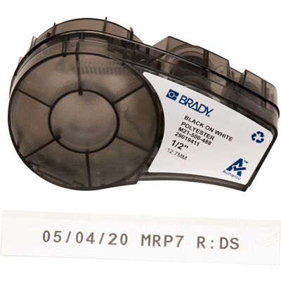 Brady White Self-adhesive Printer Label - M21-500-488 Brady White Self-adhesive Printer Label - M21-500-488