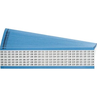 Brady WM-100-124-PK - Blau/Weiß Rechteck - Matt - Label Brady WM-100-124-PK - Blau/Weiß Rechteck - Matt - Label