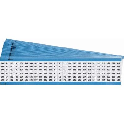 Brady - WM-500-524-PK - Vinyl - Kabelmarkierung Brady - WM-500-524-PK - Vinyl - Kabelmarkierung