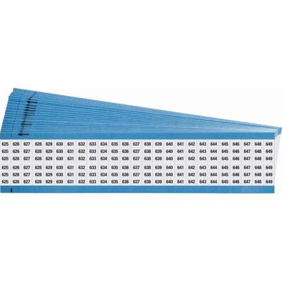 Brady - WM-625-649-PK - Schwarz/Weiß Vinyl - Kabelmarkierer Brady - WM-625-649-PK - Schwarz/Weiß Vinyl - Kabelmarkierer