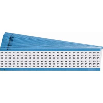 Brady - WM-650-674-PK - Schwarz/Weiß - Kabelkennzeichnung Brady - WM-650-674-PK - Schwarz/Weiß - Kabelkennzeichnung
