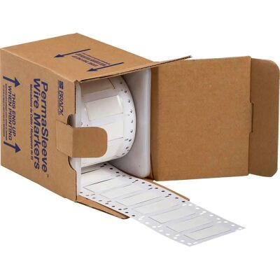 Brady - 2HT-500-2-WT-S - Weiß - PVDF - Kabelmarkierung Brady - 2HT-500-2-WT-S - Weiß - PVDF - Kabelmarkierung