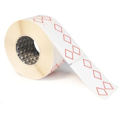 Brady THTCLP-M-L4A-7594-1 - Rot/Weiß - 75x110mm Etikett Brady THTCLP-M-L4A-7594-1 - Rot/Weiß - 75x110mm Etikett