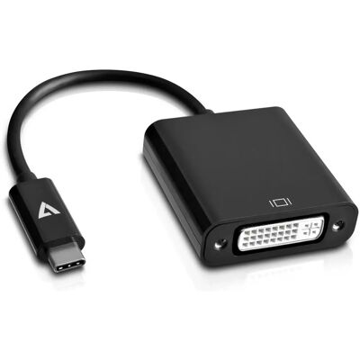 V7 V7UCDVI-BLK-1E Adapter graficzny USB - USB-C do DVI V7 V7UCDVI-BLK-1E Adapter graficzny USB - USB-C do DVI