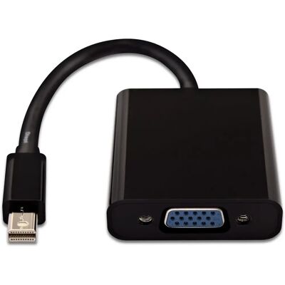 V7 Black Mini DisplayPort to VGA Adapter - 1920x1200 V7 Black Mini DisplayPort to VGA Adapter - 1920x1200