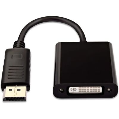 Adaptador de DisplayPort a DVI V7 Negro - Adaptador de vídeo Adaptador de DisplayPort a DVI V7 Negro - Adaptador de vídeo
