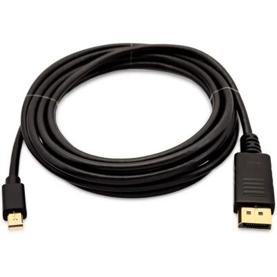 V7 V7MDP2DP-03M-BLK-1E - DisplayPort Kabel - 3m - Schwarz V7 V7MDP2DP-03M-BLK-1E - DisplayPort Kabel - 3m - Schwarz