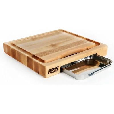 John Boos Reversible Maple Cutting Board - 15x14x2.25in John Boos Reversible Maple Cutting Board - 15x14x2.25in