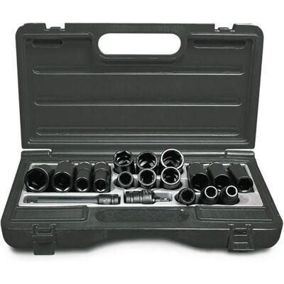 Ingersoll Rand SK4M14LN - Conjunto completo de 14 soquetes métricos 1/2" Ingersoll Rand SK4M14LN - Conjunto completo de 14 soquetes métricos 1/2"
