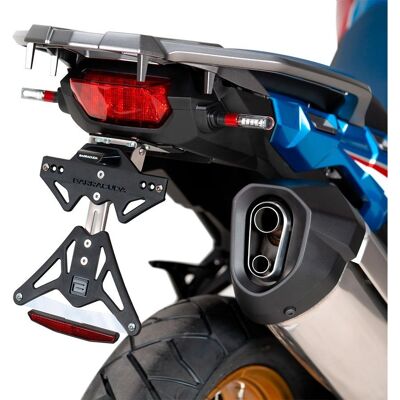 Support de plaque en aluminium Barracuda pour Honda CRF1000L Africa Twin - Accessoire moto - Publicité Support de plaque en aluminium Barracuda pour Honda CRF1000L Africa Twin - Accessoire moto - Publicité