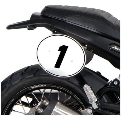 Plaques latérales en aluminium pour Benelli Leoncino 500 - Accessoires moto - Publicité Plaques latérales en aluminium pour Benelli Leoncino 500 - Accessoires moto - Publicité