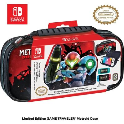 Nacon Game Traveler Deluxe Travel Case - Metroid Dread - for Nintendo Switch Nacon Game Traveler Deluxe Travel Case - Metroid Dread - for Nintendo Switch