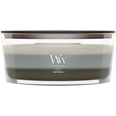 Αρωματική κεριά Trilogy Warm Woods της Woodwick - 453,6 g Αρωματική κεριά Trilogy Warm Woods της Woodwick - 453,6 g