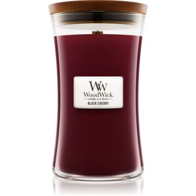 Bougie Grande en Forme de Sablier Cerise Noire - Parfumée Bougie Grande en Forme de Sablier Cerise Noire - Parfumée