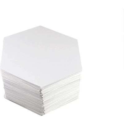 Cartas hexagonais em branco - 120 cartas Cartas hexagonais em branco - 120 cartas