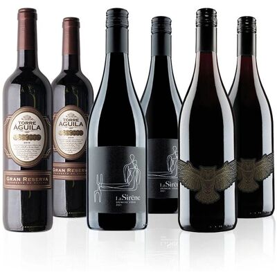 Virgin Wines - Ultimate Red Case - 6 Bottles - 75cl - Wine Case Virgin Wines - Ultimate Red Case - 6 Bottles - 75cl - Wine Case