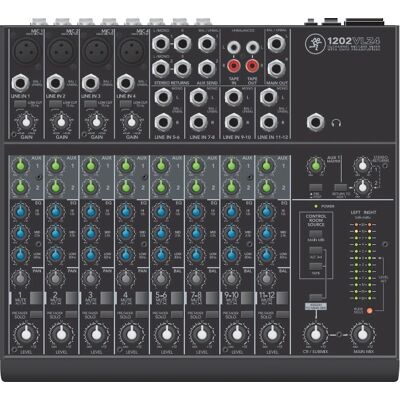 Mackie 1202VLZ4 - Mixer audio 12 canali Mackie 1202VLZ4 - Mixer audio 12 canali