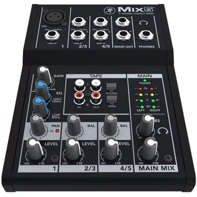 Mixer Compacto Mackie Mix5 - Mixer Mixer Compacto Mackie Mix5 - Mixer