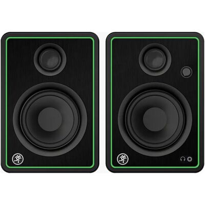 Mackie CR4-XBT - Monitores de estudio con Bluetooth, 50W, Negro Mackie CR4-XBT - Monitores de estudio con Bluetooth, 50W, Negro