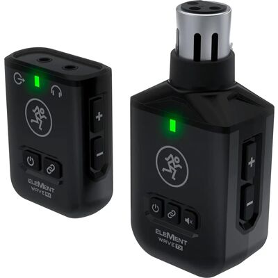 Sistema de micrófono inalámbrico Mackie Wave XLR - Lavalier, 70m Sistema de micrófono inalámbrico Mackie Wave XLR - Lavalier, 70m