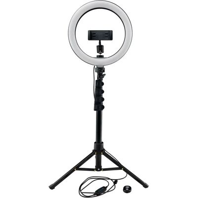 Mackie mRING-10 - Kit de luz de anillo de 3 colores con soporte y mando a distancia Mackie mRING-10 - Kit de luz de anillo de 3 colores con soporte y mando a distancia