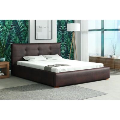 Fun Moebel - TERAMO - Dunkelbraun - 140x200cm - Bett Fun Moebel - TERAMO - Dunkelbraun - 140x200cm - Bett