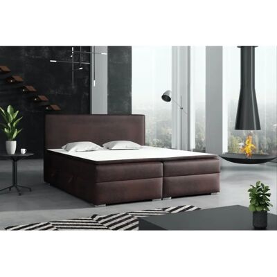 Fun Moebel - DORIAN - 200x200cm - Dunkelbraun - Box spring bed Fun Moebel - DORIAN - 200x200cm - Dunkelbraun - Box spring bed