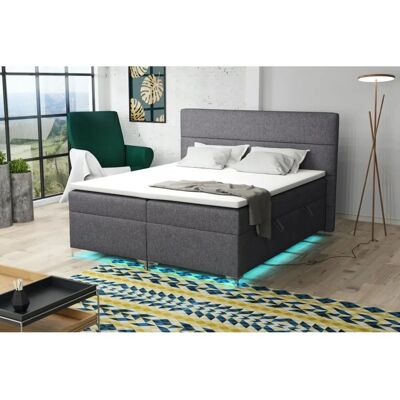 Fun Moebel - CANELA - 160x200cm - LED - Boxspringbett Fun Moebel - CANELA - 160x200cm - LED - Boxspringbett