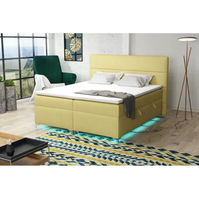 Fun Moebel - CANELA - 200x200cm - LED - Boxspringbed Fun Moebel - CANELA - 200x200cm - LED - Boxspringbed